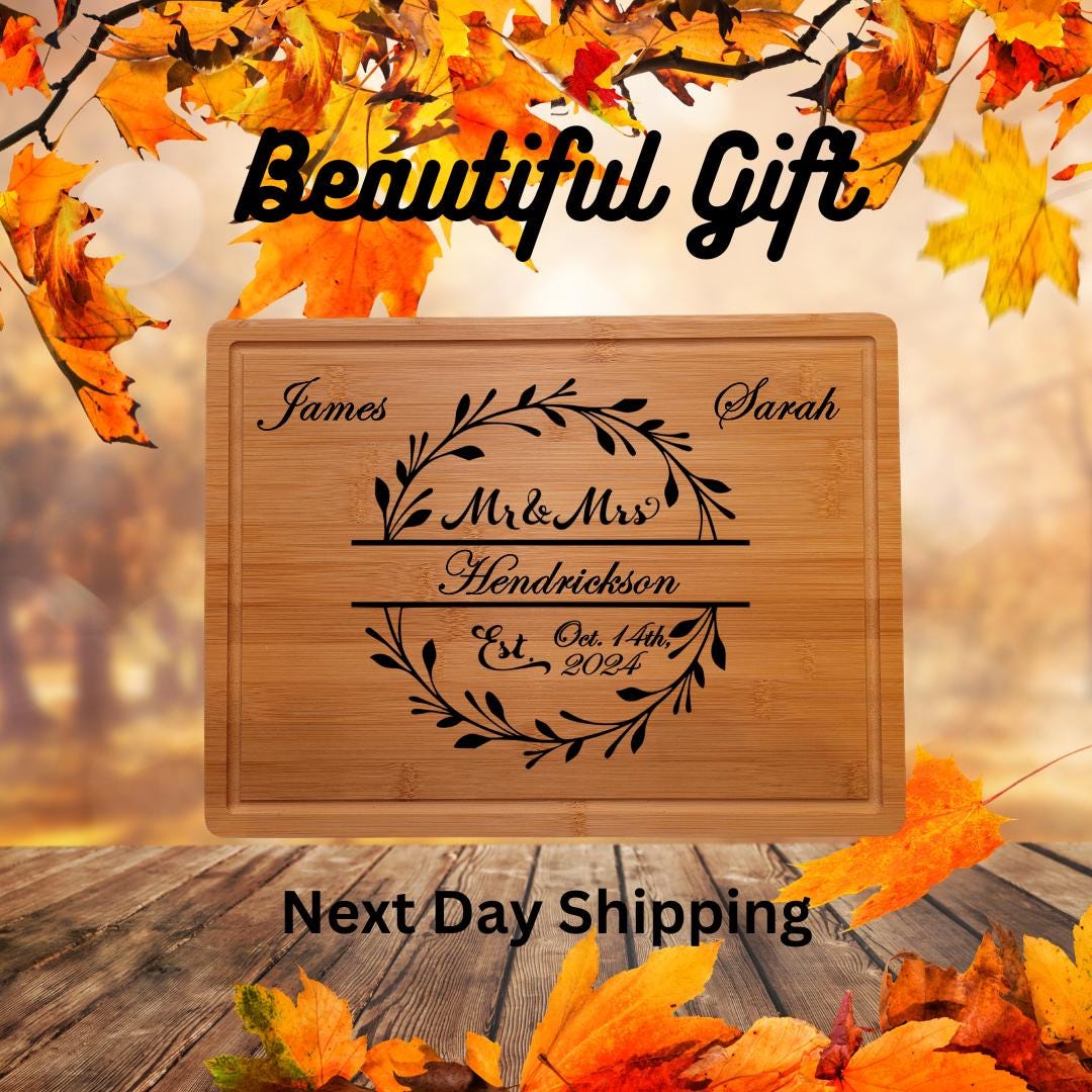 Personalized Charcuterie Board. Custom Engagement, Wedding, Anniversary or Housewarming Gift. Perfect Gift for her or Couples.