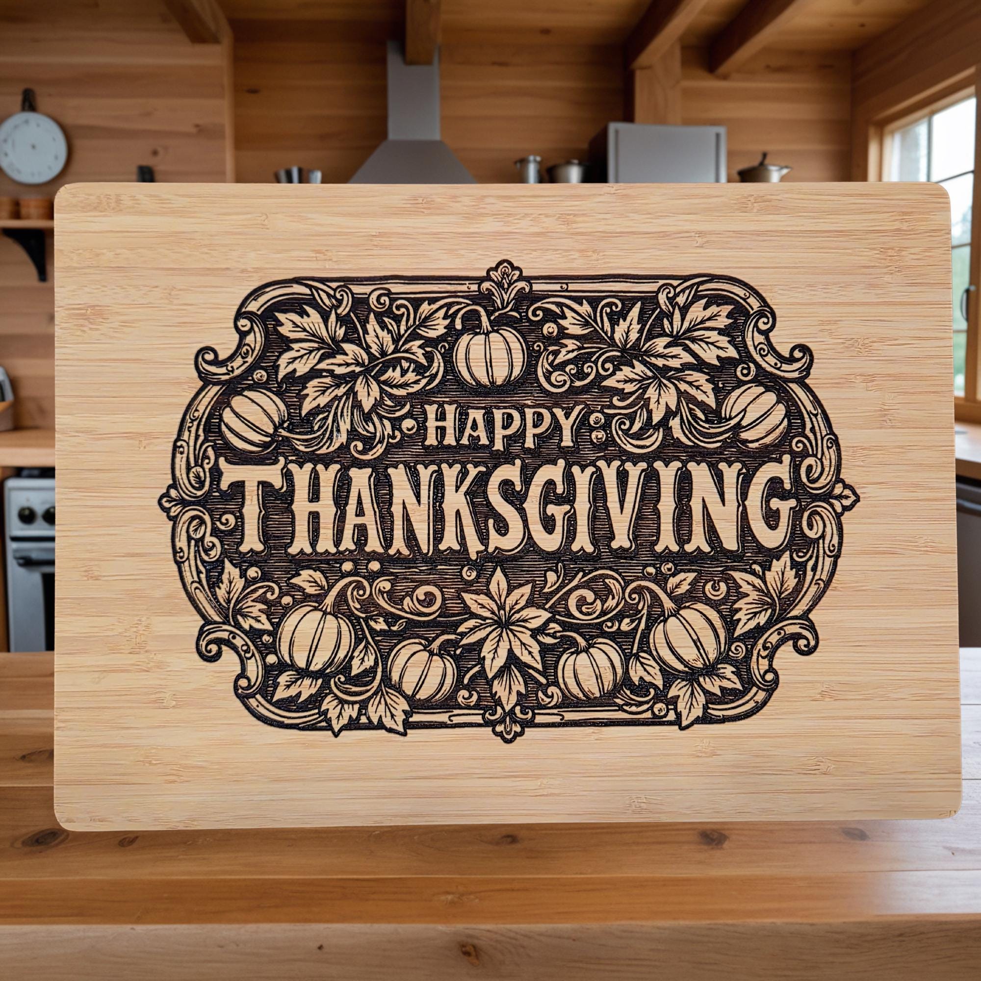 Thanksgiving Decor. Personalized Cutting Board. Charcuterie Tray