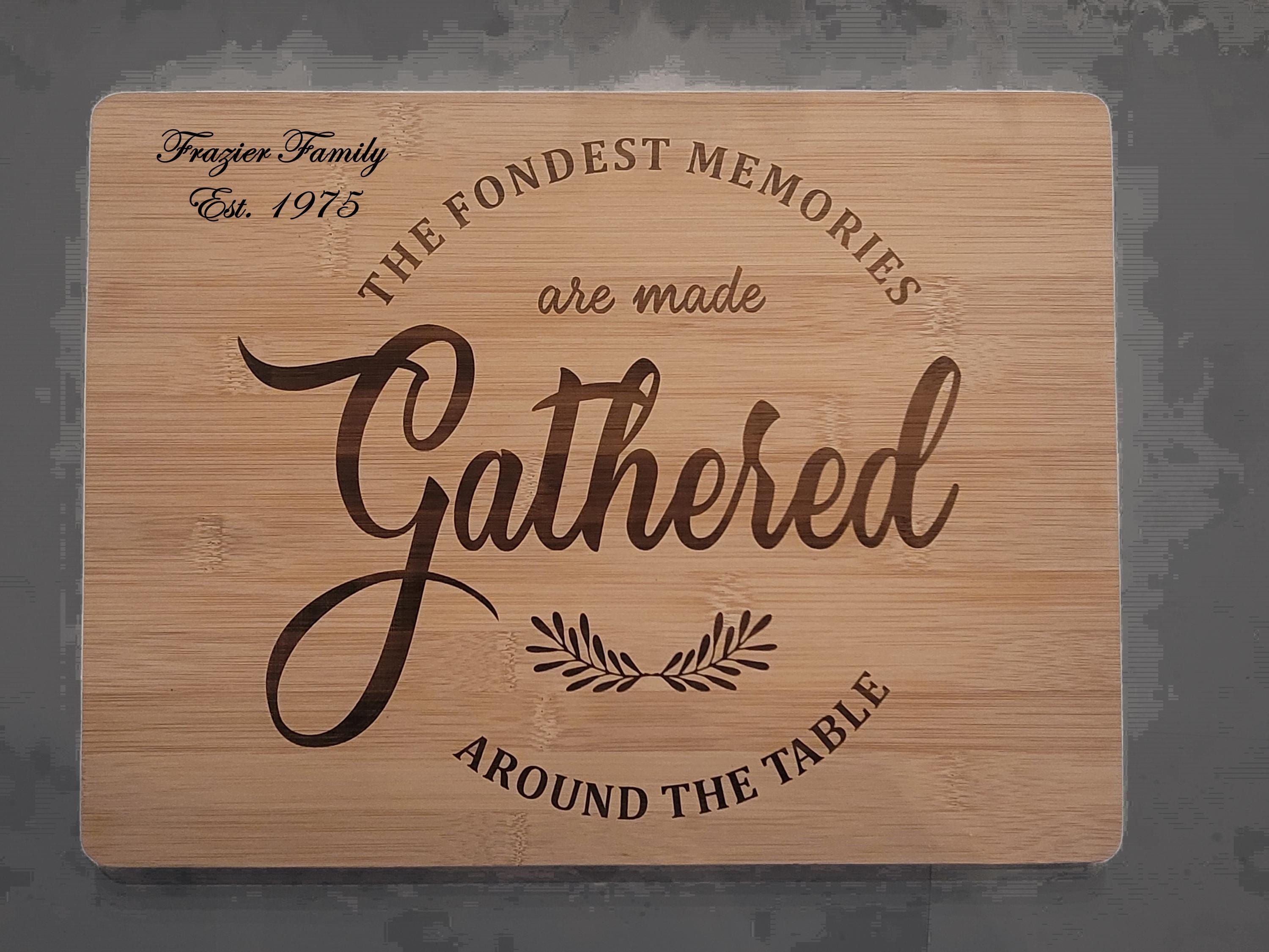 Engraved Charcuterie Board - Custom Cutting Board - Perfect Anniversary Gift or Housewarming Gift - Unique Birthday Gift