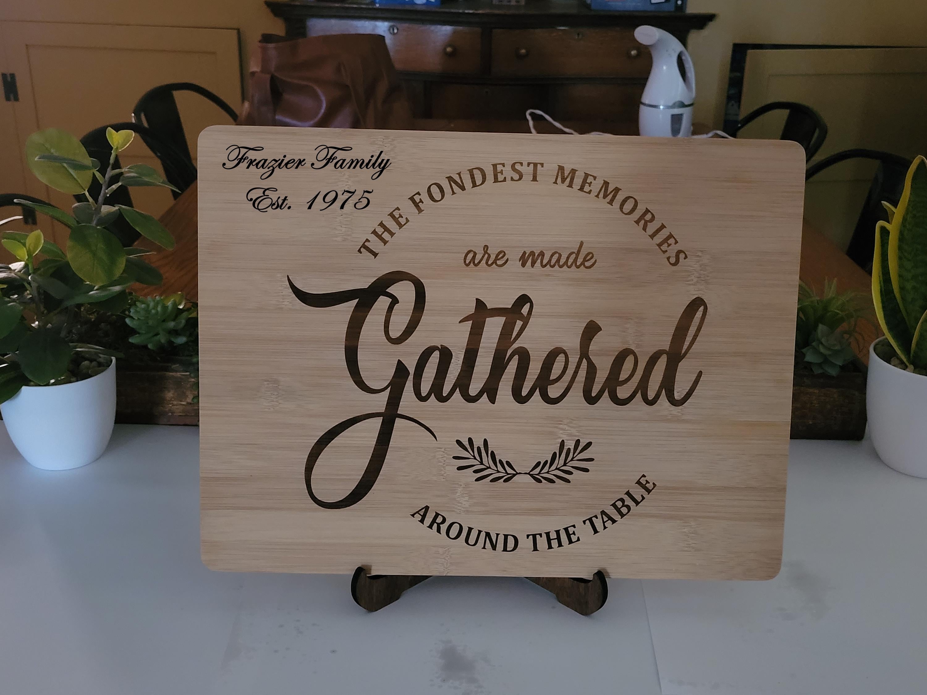 Engraved Charcuterie Board - Custom Cutting Board - Perfect Anniversary Gift or Housewarming Gift - Unique Birthday Gift