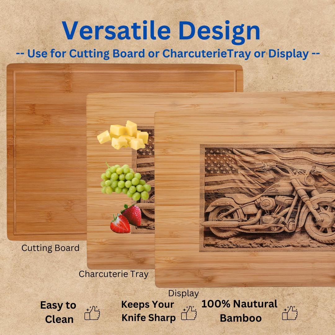 Custom Cutting Board Fishing on the Bank.