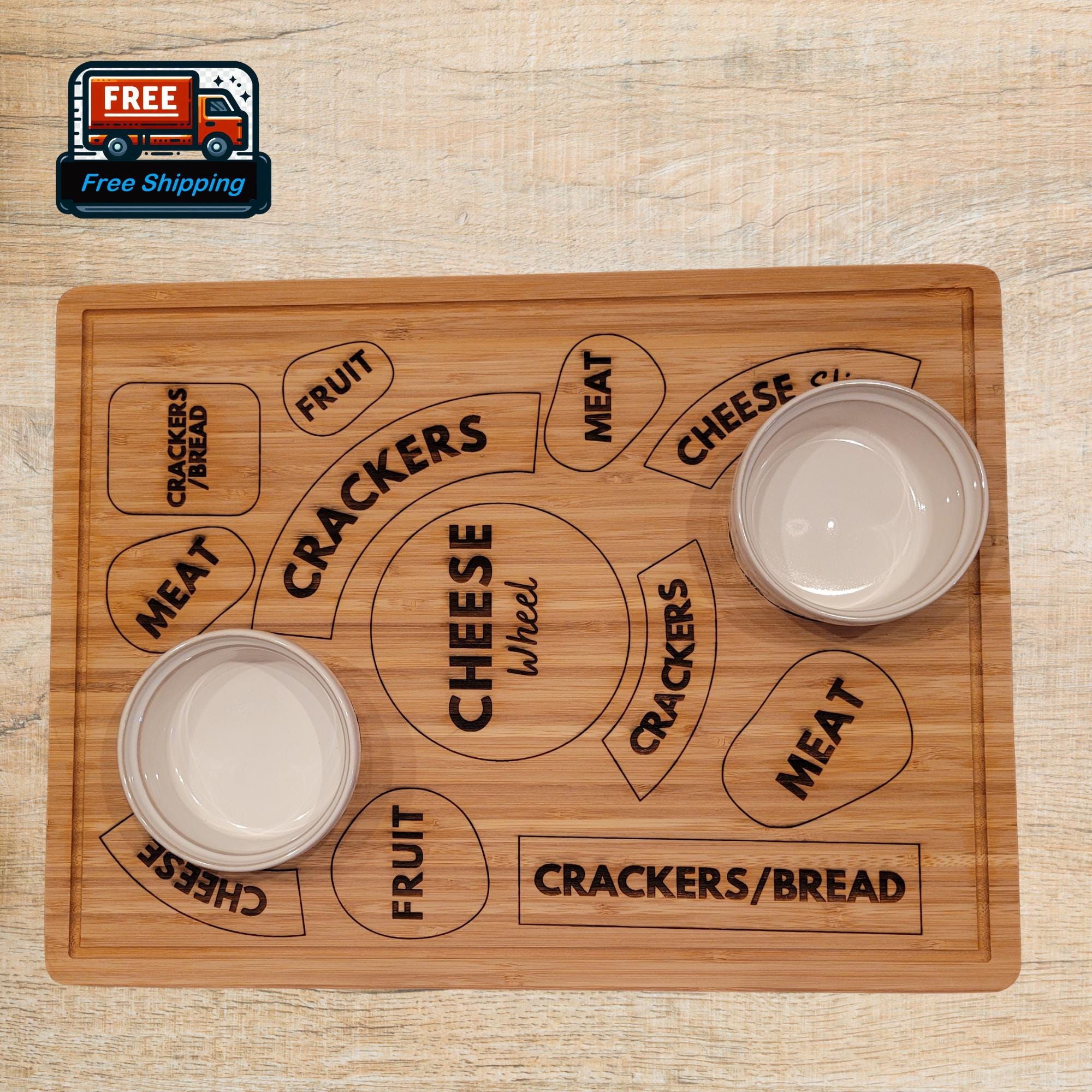 Custom Charcuterie Board - Anniversary, Housewarming,  Birthday Gift. Wedding Gift for Couples Bamboo Cheese Board. Mother in law Present.