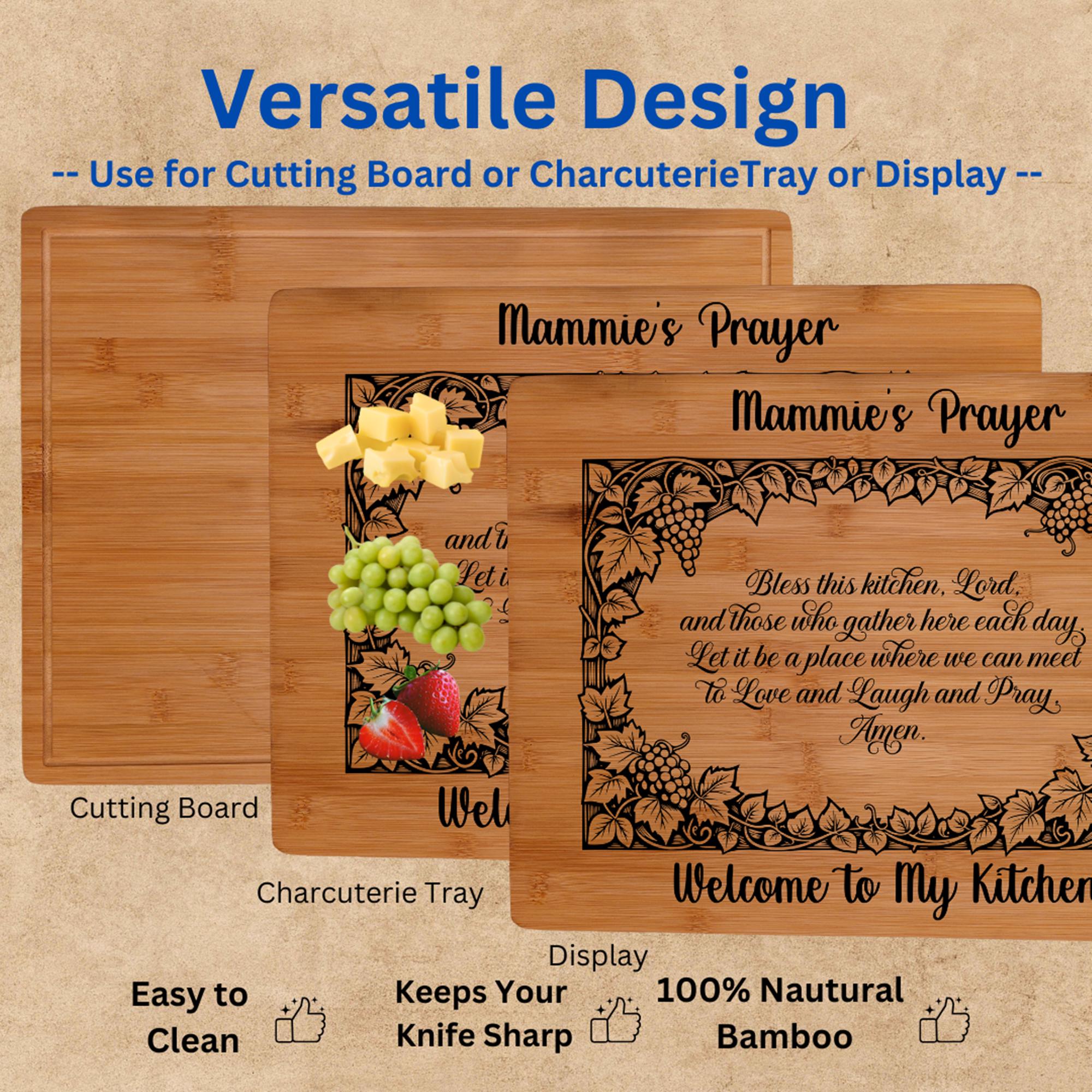 Personalized Army Veteran Bamboo Cutting Board: Engraved Patriotic Gift