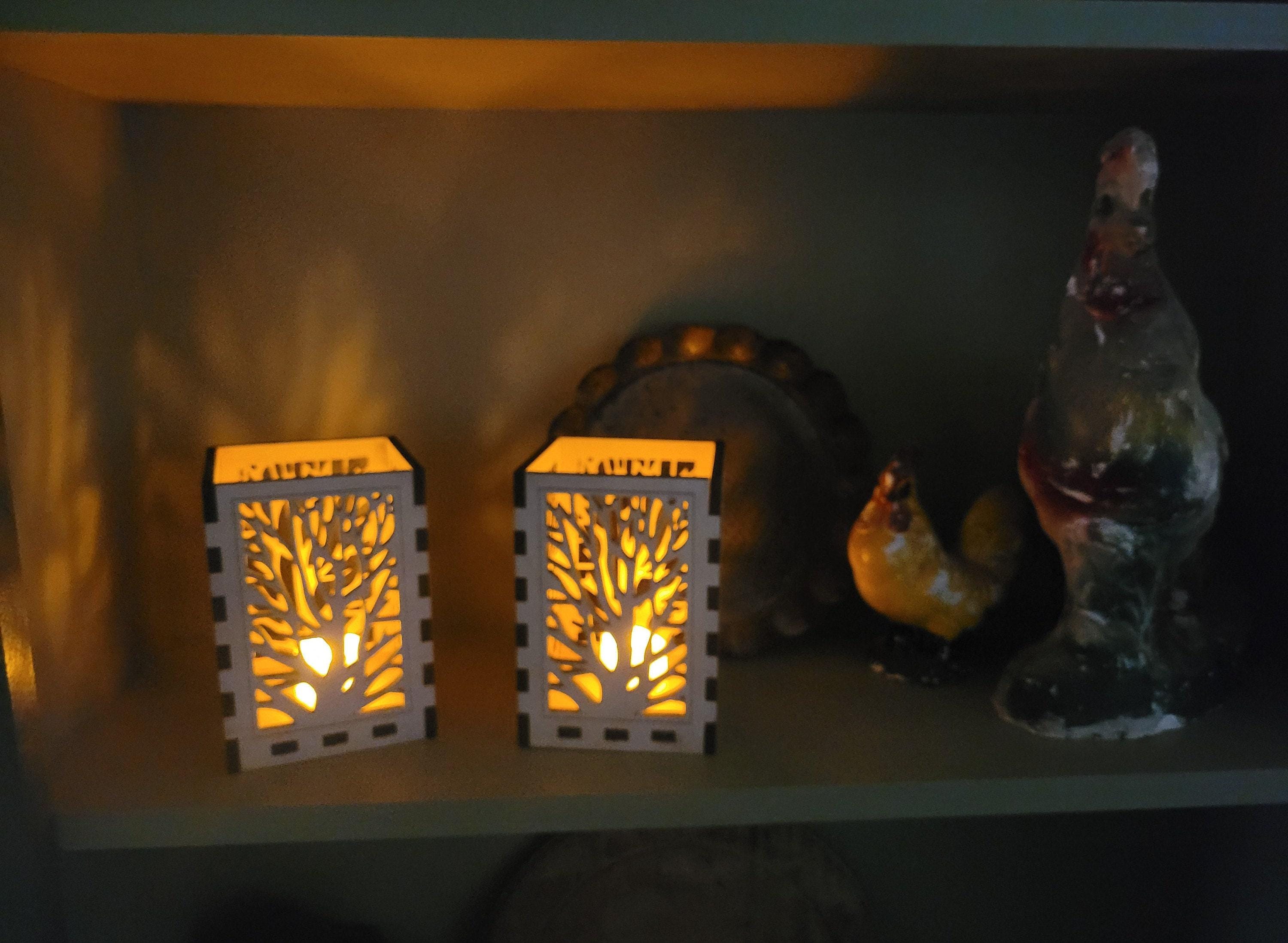 Personalized Tea Light Lantern: Wedding Table Centerpiece