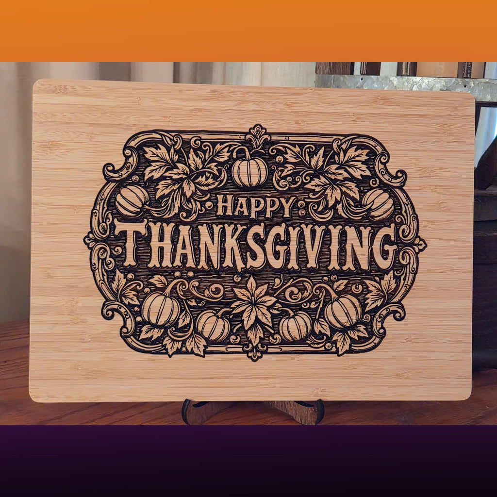 Thanksgiving Decor. Personalized Cutting Board. Charcuterie Tray
