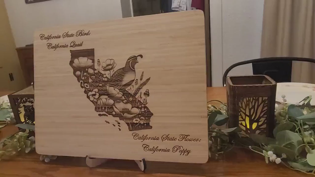 Custom Cutting Board with Dragonfly and  Flowers. Personalized Cutting Board. Perfect Birthday, Anniversary or Housewarming Gift.